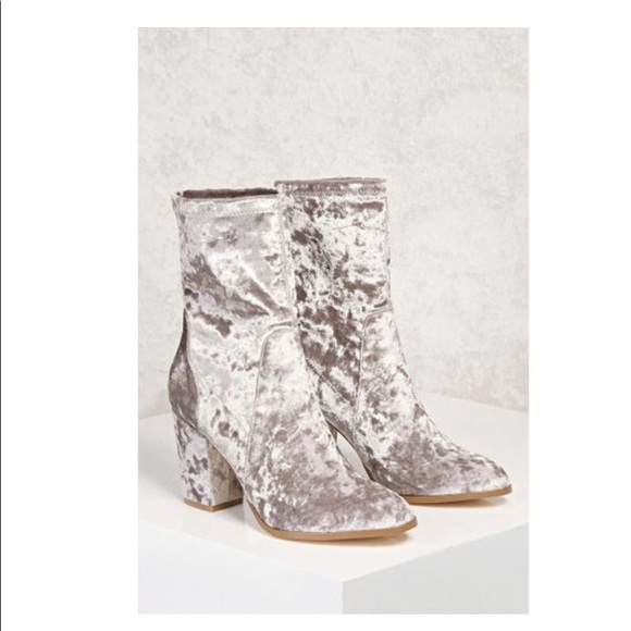 forever 21 silver boots